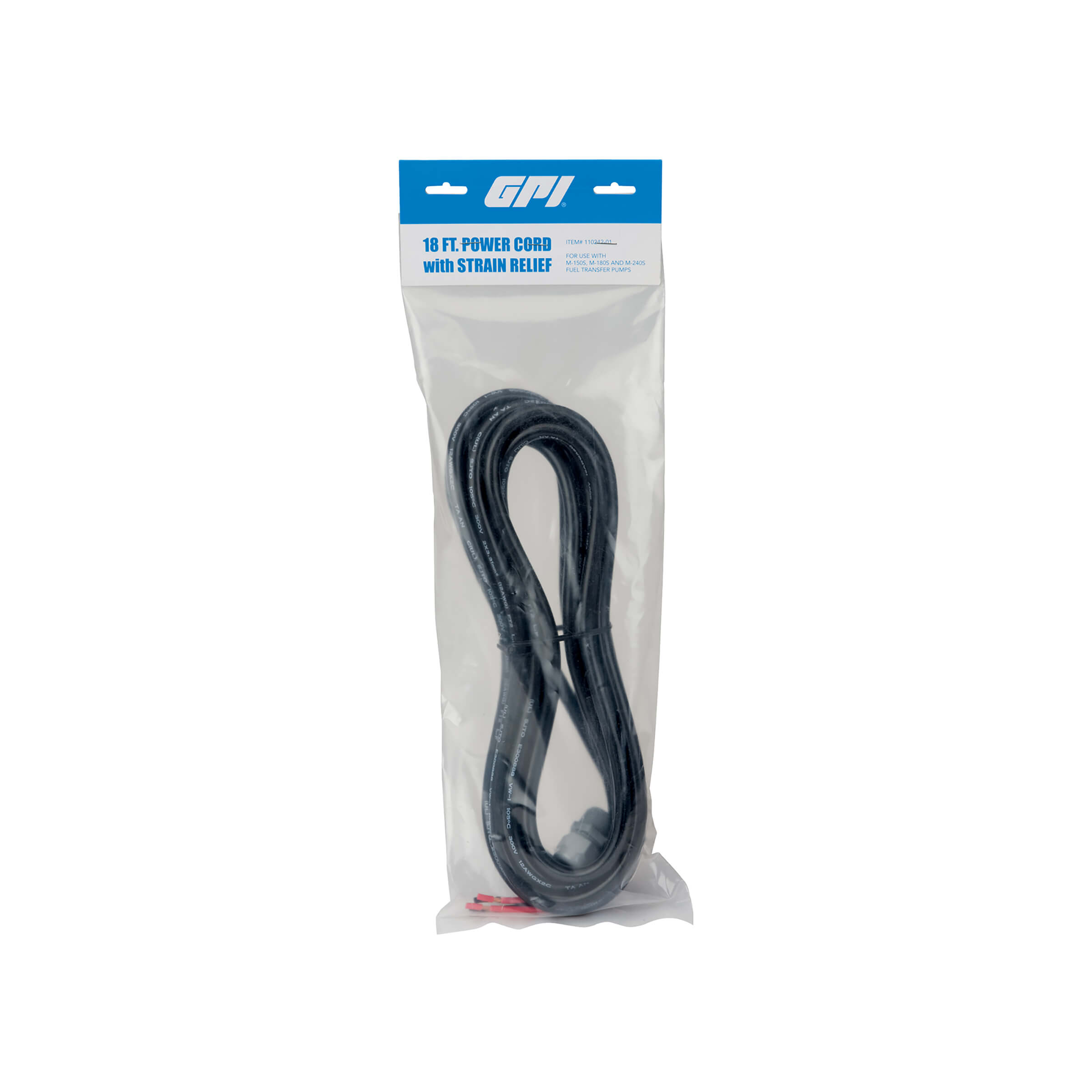 GPI 12V Fuel Transfer Pump 12 Gauge x 18 Foot Power Cord - Image 3
