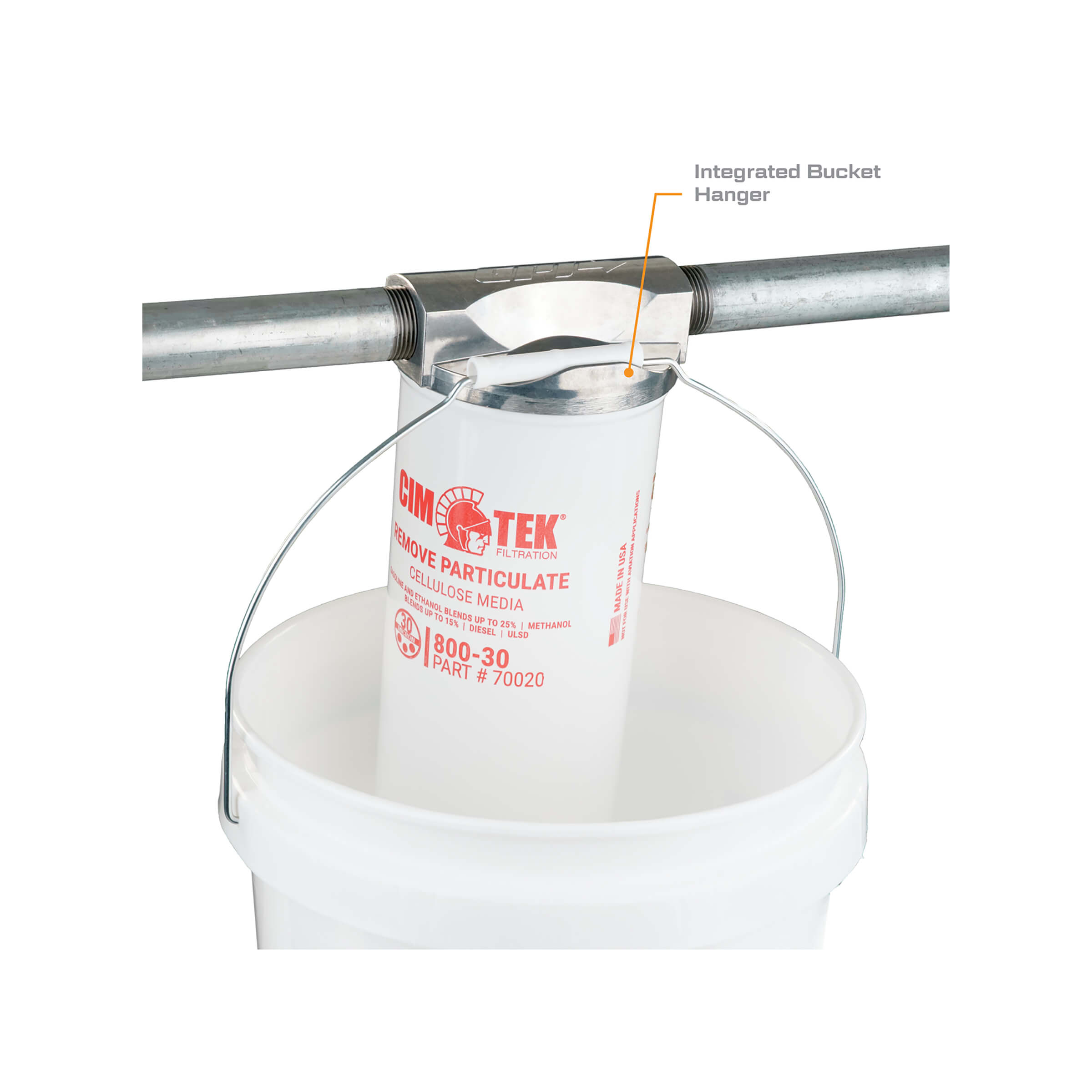 GPI 1 in. NPT 40 GPM High-Flow Aluminum Filter Adapter - Image 4