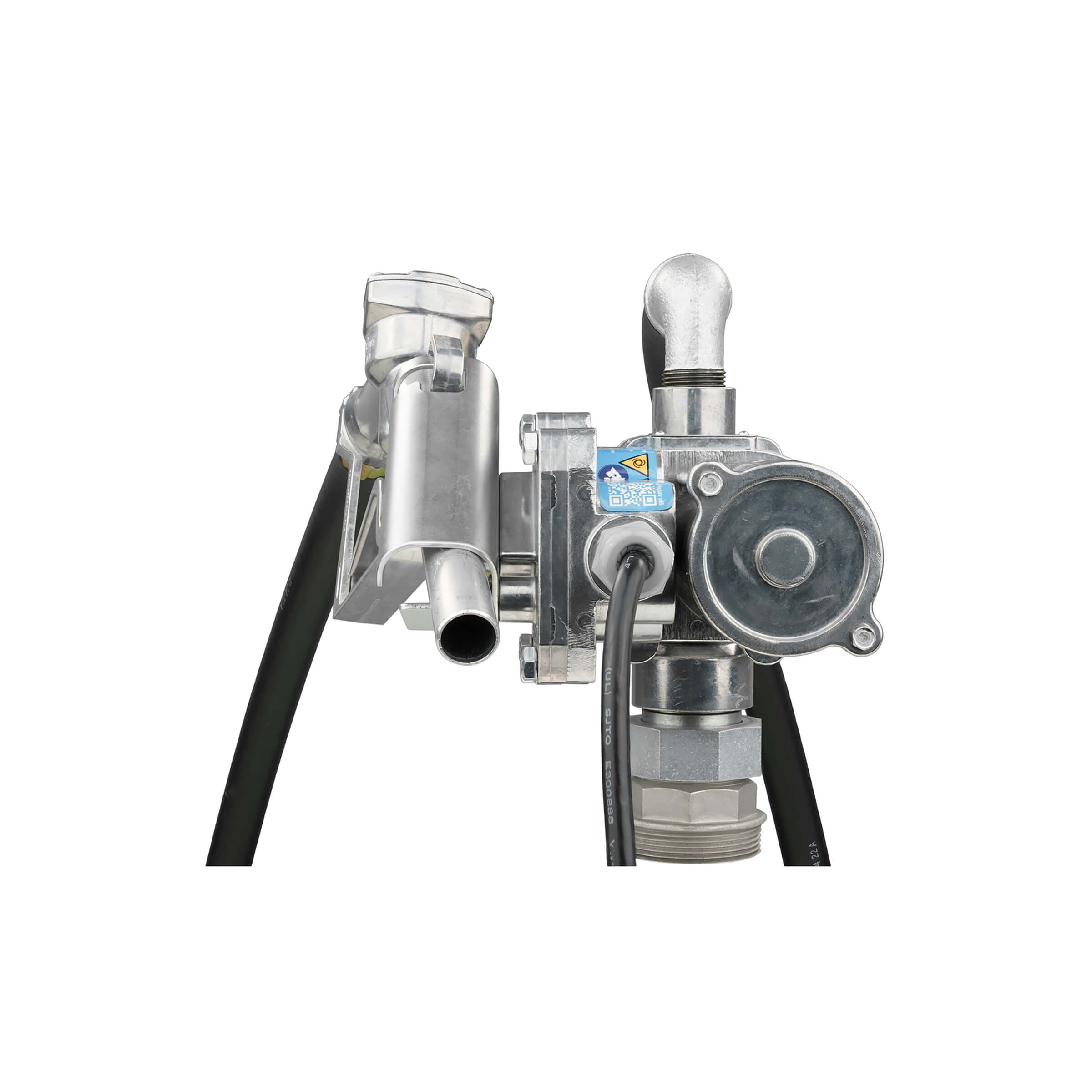 GPI EZ-8 12V 8 GPM Fuel Transfer Pump w/Manual Shut-off Nozzle - Image 4