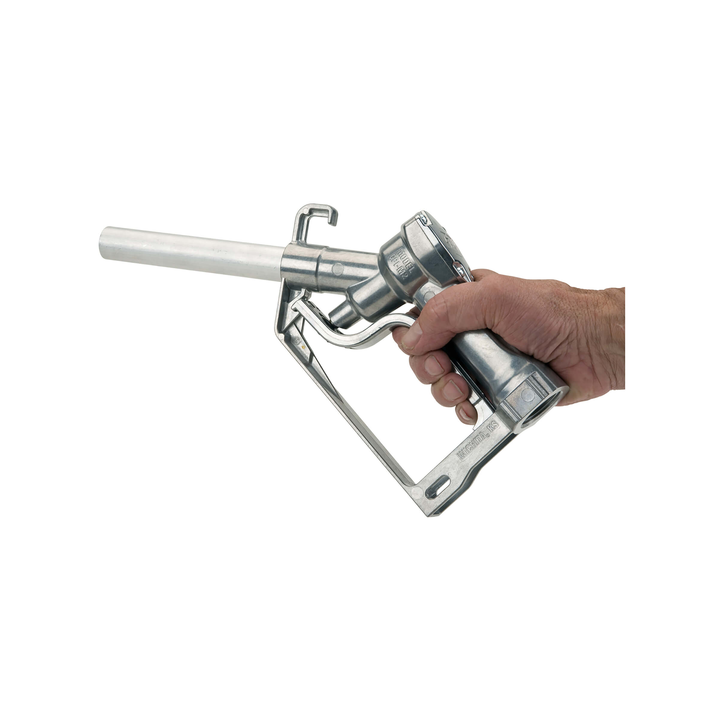 GPI 3/4 in. NPT, UL Listed, Manual Shut-off Unleaded Fuel Nozzle - Image 3