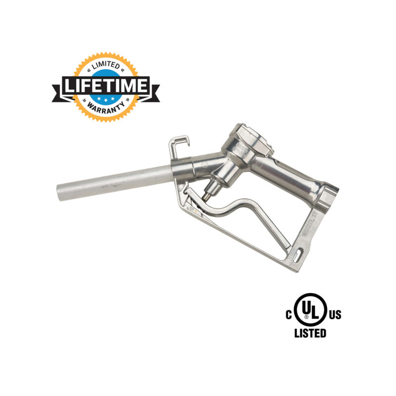 GPI 3/4 in. NPT, UL Listed, Manual Shut-off Unleaded Fuel Nozzle