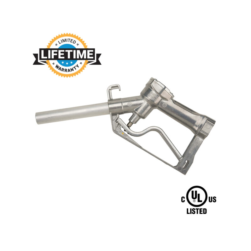 GPI 1 in. NPT, UL Listed, Manual Shut-off Diesel Fuel Nozzle