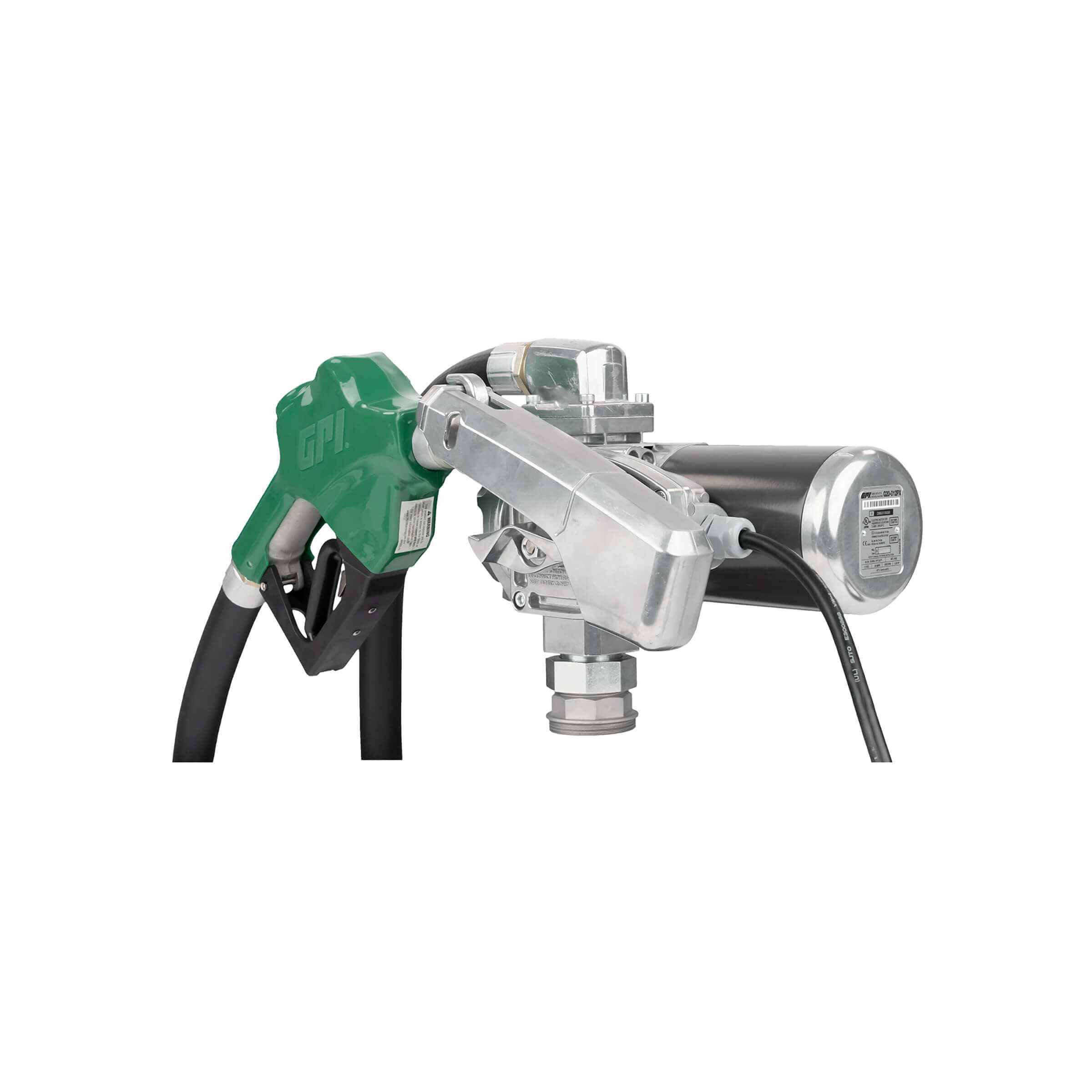 GPI G20-012AD+FK 12V 20 GPM Fuel Transfer Pump, Auto Shut-Off Nozzle, w/Filter - Image 2